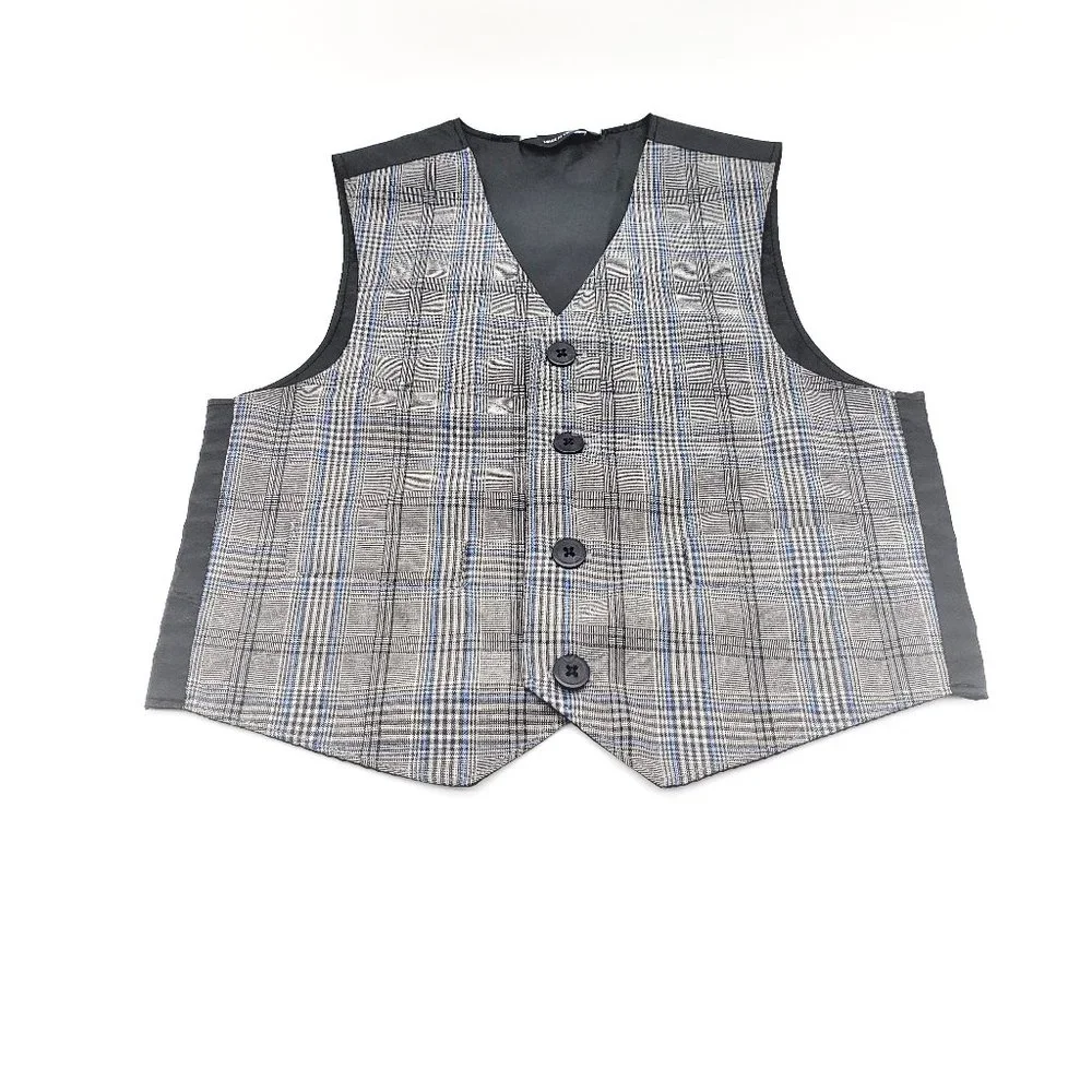 Boys Dress Suit 4 Button Vest with Pockets Size 5 - Picture 2 of 6